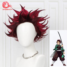Load image into Gallery viewer, THE IDOLM CINDERELLA GIRLS Yumemi Riamu Cosplay Wig Women Short Straight Synthetic Anime Game Cos Wig Pink Gradient Green