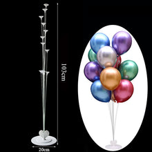 Load image into Gallery viewer, Table Balloon Arch Set Ballon Column Stand for Wedding Birthday Party Decorations Kids Balloons Accessories Christmas Decor ball