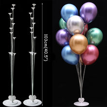 Load image into Gallery viewer, Table Balloon Arch Set Ballon Column Stand for Wedding Birthday Party Decorations Kids Balloons Accessories Christmas Decor ball