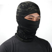 Load image into Gallery viewer, Tactical Camouflage Balaclava Full Face Scarf Ski Cycling Full Face Mask Cover Neck Head Warmer Sports Airsoft Cap Helmet Liner