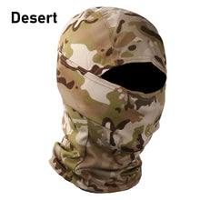 Load image into Gallery viewer, Tactical Camouflage Balaclava Full Face Scarf Ski Cycling Full Face Mask Cover Neck Head Warmer Sports Airsoft Cap Helmet Liner