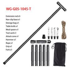 Load image into Gallery viewer, Tactical Walking Stick Multi-tool Trekking Poles Climbing Mountaineering Stick Extendable Baton Defense Hiking Survival Tool