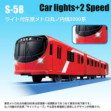 Load image into Gallery viewer, Takara Tomy Tomica Plarail Trackmaster Shinkansen 30-40cm Electric Train Model Kit Three carriages Railway Car Toy Miniature Car