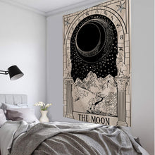 Load image into Gallery viewer, Tarot Card Tapestry Wall Hanging Astrology Divination Bedspread Beach Mat