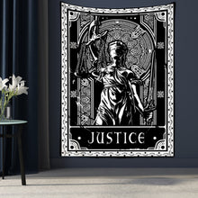Load image into Gallery viewer, Tarot Card Tapestry Wall Hanging Astrology Divination Bedspread Beach Mat
