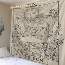 Load image into Gallery viewer, Tarot Tapestry Wall Hanging Tarot Cards Tapesties Astrology Divination For House Home Room Wall Bderoom Aesthetic Decor