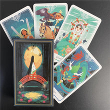 Load image into Gallery viewer, Tarot of the Divine A Deck and Guidebook Inspired by Deities Folklore and Fairy Tales from Around the World Tarot Cards Game