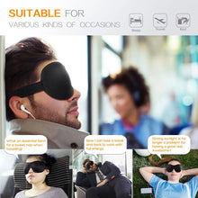 Load image into Gallery viewer, Tcare Breathable 3D Sleeping Eye Masks Cotton Padded Eyes Patch Light Blocking Use for School Home Office & Travel Beach Camping