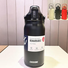 Load image into Gallery viewer, Termos Themo Water Bottle Tumbler Cup Thermal Drinks Stainless Steel Cold and Hot Large Capacity With Straw Children's Thermos