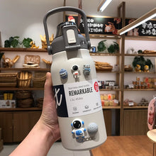 Load image into Gallery viewer, Termos Themo Water Bottle Tumbler Cup Thermal Drinks Stainless Steel Cold and Hot Large Capacity With Straw Children's Thermos