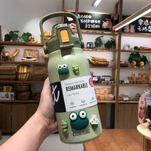 Load image into Gallery viewer, Termos Themo Water Bottle Tumbler Cup Thermal Drinks Stainless Steel Cold and Hot Large Capacity With Straw Children's Thermos