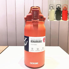 Load image into Gallery viewer, Termos Themo Water Bottle Tumbler Cup Thermal Drinks Stainless Steel Cold and Hot Large Capacity With Straw Children's Thermos