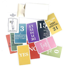 Load image into Gallery viewer, The Hermit Tarot Messages Oracle Card Prophecy Divination Deck Family Party Board Game Fortune Telling Game Beginners Cards