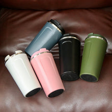 Load image into Gallery viewer, Thermos 304 Stainless Steel American Style Large Mouth Coffee Cup Office Bottle Travel Car Mug Water bottle taza termo cafe