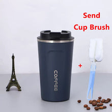 Load image into Gallery viewer, Thermos 304 Stainless Steel American Style Large Mouth Coffee Cup Office Bottle Travel Car Mug Water bottle taza termo cafe