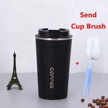 Load image into Gallery viewer, Thermos 304 Stainless Steel American Style Large Mouth Coffee Cup Office Bottle Travel Car Mug Water bottle taza termo cafe