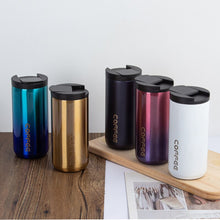 Load image into Gallery viewer, Thermos 304 Stainless Steel American Style Large Mouth Coffee Cup Office Bottle Travel Car Mug Water bottle taza termo cafe