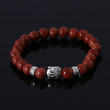Load image into Gallery viewer, Tiger Eye Lava Stone Bead Buddha Bracelet Jewelry Yoga Prayer Bracelets Men Women Mujer Pulseras Fashion Jewelry