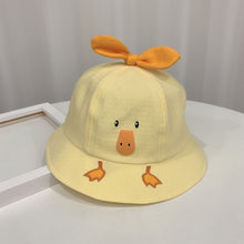 Load image into Gallery viewer, Toddler Baby Kids Boys Girls Duck Printing Pattern Bucket Hats Outdoor Windproof Sun Hat Children Summer Sun Cap Accessories 309