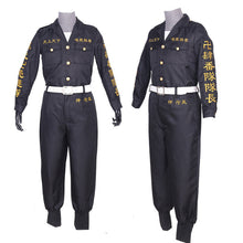 Load image into Gallery viewer, Tokyo Revengers Mikey Sano Manjiro Cosplay Costume Tokyo Manji Gang Uniform Black Cloak Halloween Party Suit NEW