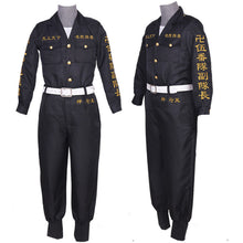 Load image into Gallery viewer, Tokyo Revengers Mikey Sano Manjiro Cosplay Costume Tokyo Manji Gang Uniform Black Cloak Halloween Party Suit NEW