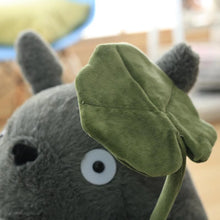 Load image into Gallery viewer, Totoro Plush Toy Cute Plush Cat Japanese Anime Figure Doll Plush Totoro With Lotus Leaf Kids Toys Birthday Christmas Gift