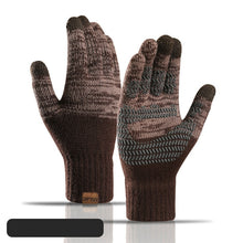 Load image into Gallery viewer, Touch Screen Gloves for Winter Wool Knitted Men's Gloves Female Warm Mitten Outdoor Driving Cold-proof Glove Guantes Mitt