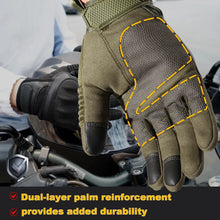 Load image into Gallery viewer, Touch Screen PU Leather Tactical Gloves Army Military Combat Airsoft Hiking Cycling Climbing Shooting Full Finger Mittens Men