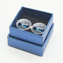 Load image into Gallery viewer, Tree of Life Cufflinks for Men Best Man Cufflinks Set Cufflinks Wedding Life Tree Suit Shirt Cuff Links Men Accessories