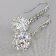 Load image into Gallery viewer, Trendy Women Earrings 4 Colors Delicate Gold Color Inlay Natural Stone Hook Dangle Earrings for Women Wedding Engagement Jewelry