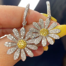 Load image into Gallery viewer, Trendy Women Earrings 4 Colors Delicate Gold Color Inlay Natural Stone Hook Dangle Earrings for Women Wedding Engagement Jewelry