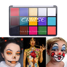 Load image into Gallery viewer, Halloween Makeup Oil Base Face Body Painting Safe Kids Tattoo Painting Art Fancy Dress Party Festival Cosmetics Palette