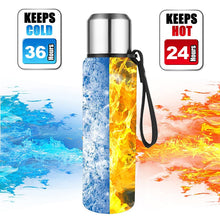 Load image into Gallery viewer, Large Capacity Stainless Steel Thermos Portable Vacuum Flask Insulated Tumbler with Rope Thermo Bottle 500/700/1000/1500ml