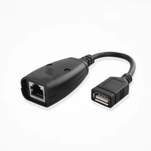 Load image into Gallery viewer, USB 2.0 Male To Female Cat6 Cat5 Cat5e 6 Rj45 LAN Ethernet Network Extender Extension Repeater Adapter Converter Cable