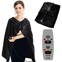 Load image into Gallery viewer, USB Car Home Electric Warming Heating Blanket Pad Shoulder Neck Mobile Heating Shawl USB Soft 5V 4W Winter Warm Health Car
