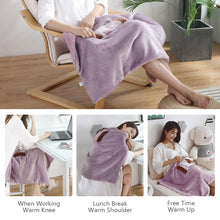 Load image into Gallery viewer, USB Electric Blanket Soft Thicker Heater Bed Warmer Machine Washable Thermostat Electric Heating Mat For Home Office 60*80cm