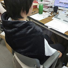 Load image into Gallery viewer, USB Warm Electric Heating Shawl Soft Warm Fleece Heating Pad for Home Office Winter Warm Neck Shoulder Electric Blankets