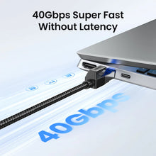 Load image into Gallery viewer, Ethernet Cable 40Gbps 2000MHz CAT 8 Networking Cotton Braided Internet Lan Cord for Laptops PS 4 Router RJ45 Cable