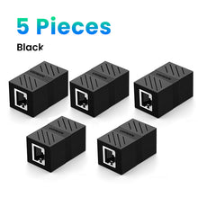 Load image into Gallery viewer, Connector Cat7/6/5e Ethernet Adapter 8P8C Network Extender Extension Cable for Ethernet Cable Female to Female