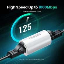 Load image into Gallery viewer, Ethernet Adapter 8P8C Female to Female Anti-Thunder Rj45 Connector Network Extension Cable Adapter Ethernet Cable