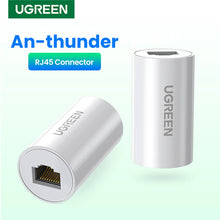 Load image into Gallery viewer, Ethernet Adapter 8P8C Female to Female Anti-Thunder Rj45 Connector Network Extension Cable Adapter Ethernet Cable
