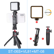 Load image into Gallery viewer, Vertical Shooting Phone Mount Holder DSLR Camera Monitor Mount Tripod Mount Clamp for Smartphone Vlog Shooting