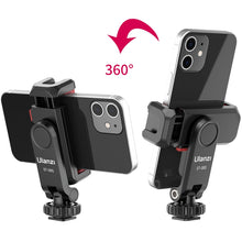 Load image into Gallery viewer, Vertical Shooting Phone Mount Holder DSLR Camera Monitor Mount Tripod Mount Clamp for Smartphone Vlog Shooting