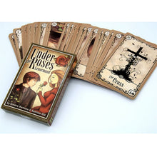 Load image into Gallery viewer, Under the Roses Lenormand 39 Card Oracle Deck Family Party Fun Tarots Board Game
