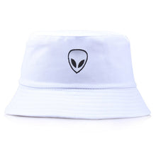 Load image into Gallery viewer, Unisex Embroidery Alien Foldable Bucket Hat Summer Beach Sun Hat Streetwear Fisherman Hat Outdoor Bucket Cap Men Women Hat
