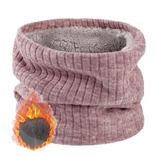 Load image into Gallery viewer, Neck Gaiters Unisex Knitted Warm Scarf Winter Autumn Ring Women Bandana Solid Scarf Fleece Men Headband Neck Scarf Shawl