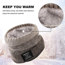 Load image into Gallery viewer, Neck Gaiters Unisex Knitted Warm Scarf Winter Autumn Ring Women Bandana Solid Scarf Fleece Men Headband Neck Scarf Shawl