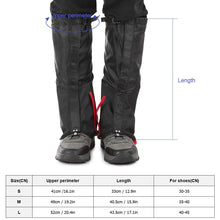Load image into Gallery viewer, Unisex Waterproof Cycling Legwarmers Leg Cover Camping Hiking Ski Boot Travel Shoe Snow Hunting Climbing Gaiters Windproof