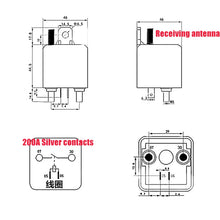 Load image into Gallery viewer, Universal 12V new Car Battery Switch Relay Integrated Wireless Remote Control Disconnect Cut Off Isolator Master Switches