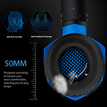 Load image into Gallery viewer, Upgrade Headset Gamers LED Light Noise Cancelling Stereo Gaming Headphones With Microphone Casque for PS4 PC Xbox One PS5